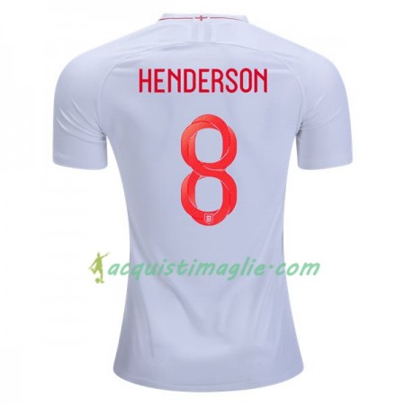 Divisa di Calcio Inghilterra Henderson 8 Prima Mondiali 2018